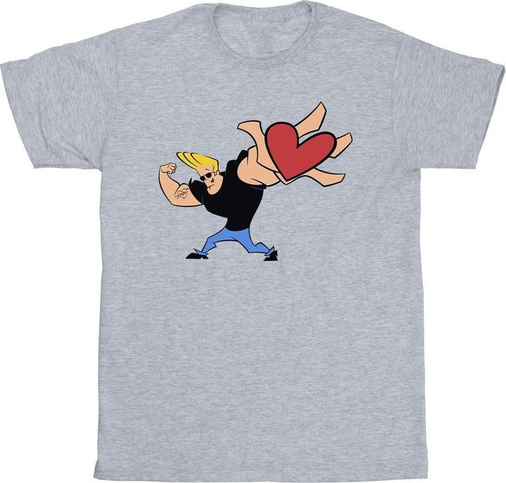 Johnny Bravo Heart Present TShirt