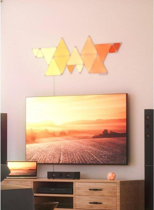 Image du produit Nanoleaf Shapes Ultra Black 9PK Starter (80 lm)
