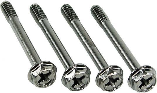 Phobya Screw UNC 6-32 x 30 cross (4xpcs) black nickel