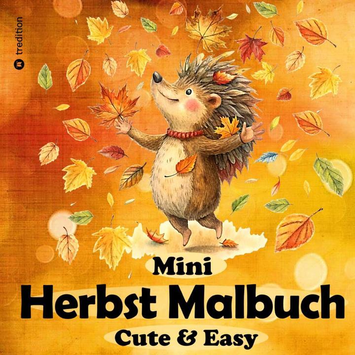 Produktbild Herbst Malbuch für Erwachsene - Mini-Malbuch - Einfaches Malbuch - Herbst Ausmalbilder