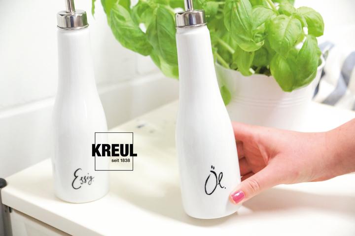 Actual product image Kreul Glass & Porcelain Classic, porcelain and glass paint (Light blue, 20 ml)