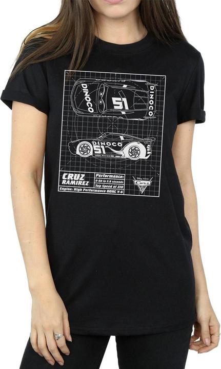 Produktbild Disney Cars Cruz Ramirez Blueprint TShirt (XXL)