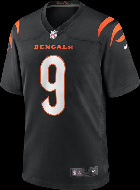 Nike Cincinnati Bengals Home Game Jersey Burrow 9 XL (XL)