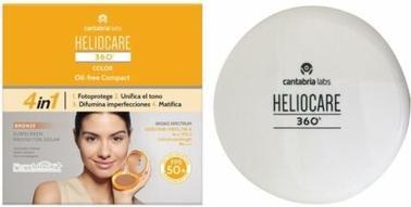 Produktbild Heliocare Compact makeup SPF 50 (Oil-Free Compact) 10 g - Shade: Bronze (Sonnencreme Gesicht, SPF 50, 10 g)