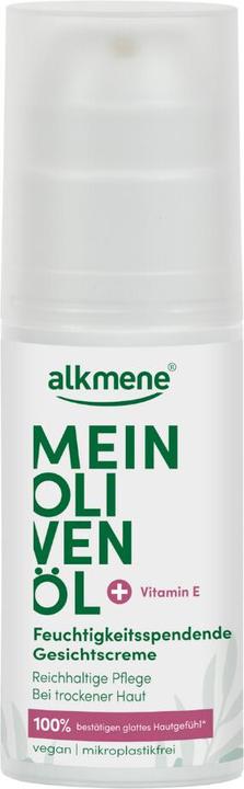 Alkmene MEIN OLIVENÖL, Feuchtigkeitsspendende Gesichtscreme (50 ml, Gesichtswasser)