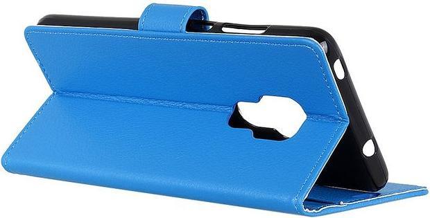 Actual product image MU Classic Litchi Leather Bookcover Series (Motorola Moto G9 Play)