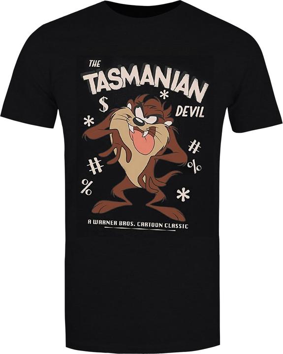 Image du produit Looney Tunes Garçons Diable de Tasmanie T-shirt vintage en coton (152, 158)