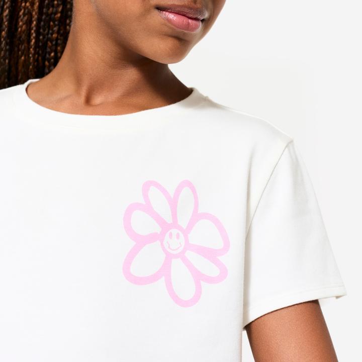 Produktbild Decathlon T-Shirt Kinder Baumwolle - Print weiss (8, 9, 10)