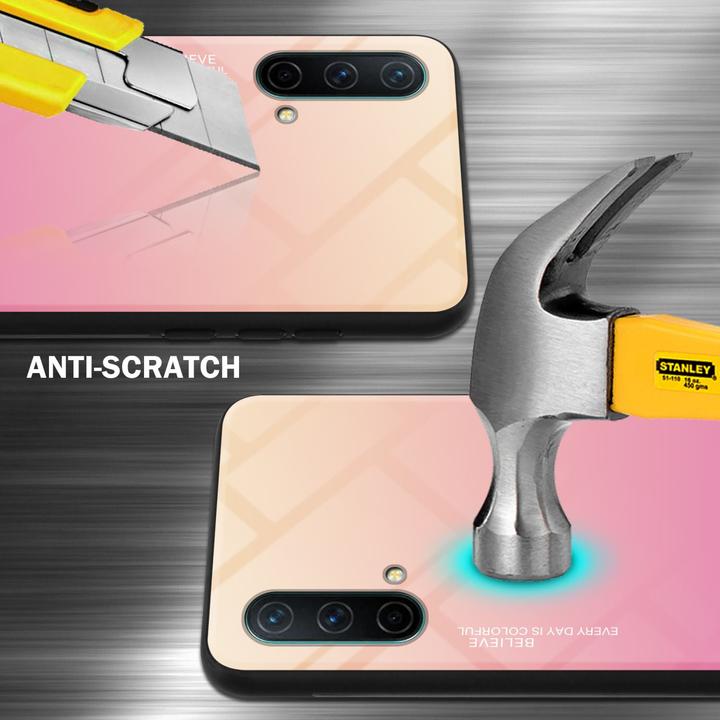 Image du produit Cadorabo TPU 2 couleurs Housse en verre (OnePlus Nord CE 5G)