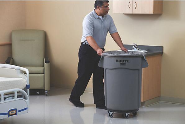 Image du produit Rubbermaid Conteneur universel, rond (121 l)