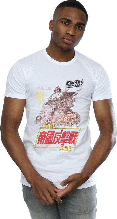Actual product image Star Wars Mens The Empire Strikes Back Airbrush Kanji Poster T-Shirt (5XL)
