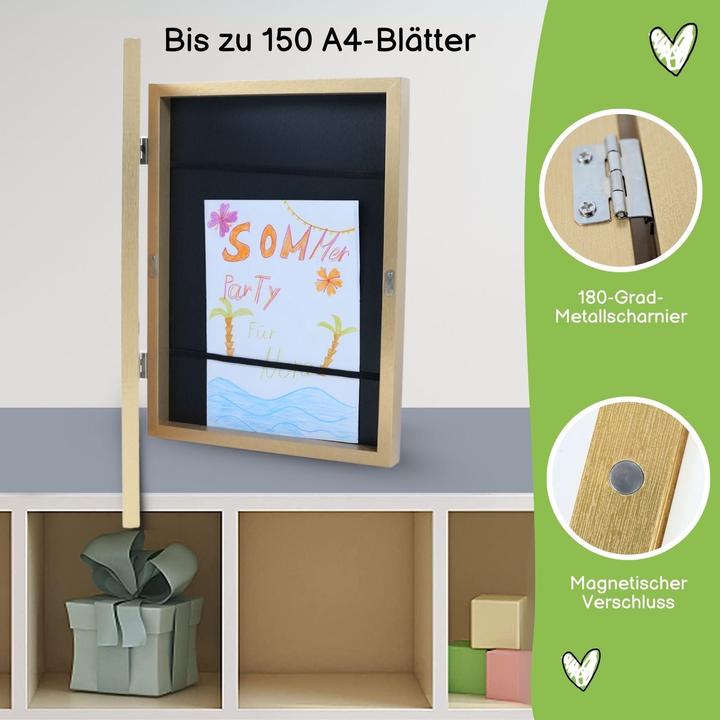 Immagine prodotto Hermex Bilderrahmen Flip Fotorahmen A4 Kunstrahmen Bildhalter Wandrahmen (A4)