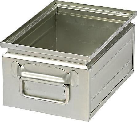 Actual product image kaiserkraft Stacking box made of sheet steel