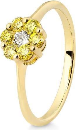 Produktbild Breuning RING - BRILL. CANARI/BRILL. 0,50 Ct. (53, 750/18 K Gold)