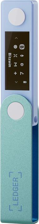 Ledger Nano X Pastel Green (Ripple, Bitcoin, Litecoin, Cardano, TRON, Bitcoin Cash, Ethereum Classic, Ether, Stellar, Monero, Dogecoin)