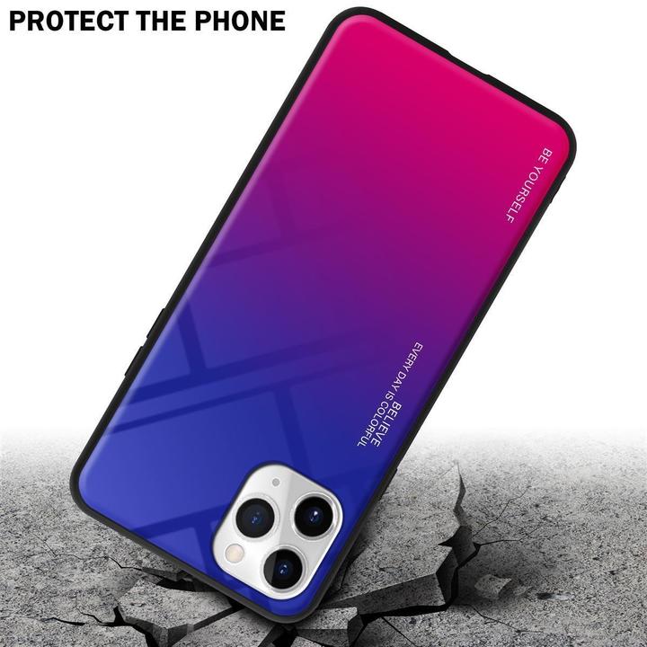 Produktbild Cadorabo TPU 2 Farben Glas Cover (Apple iPhone 11 Pro)