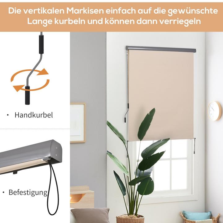 Actual product image Outsunny Vertical awning (1.60 m)
