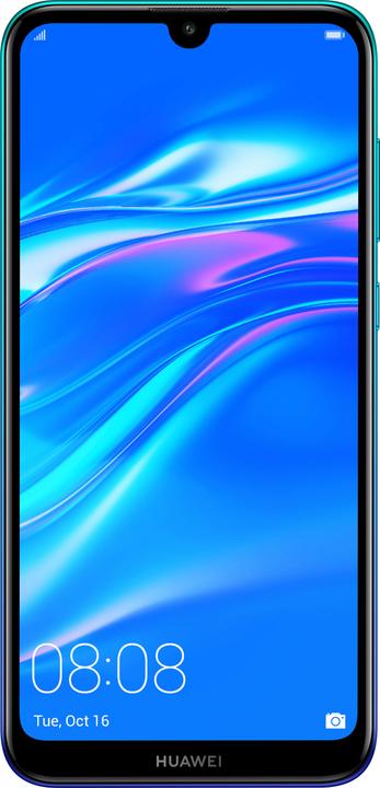 Produktbild Huawei Y7 2019 aurora blue (32 GB, Aurora Blue, 6.26", Hybrid Dual SIM, 13 Mpx, 4G)