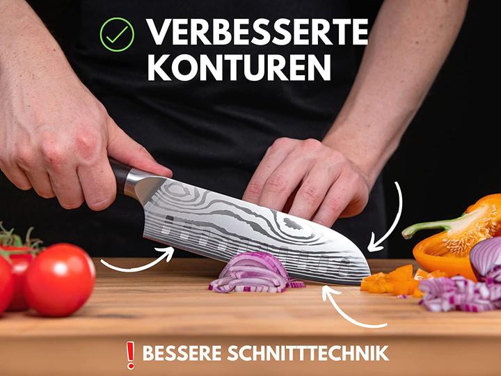 Actual product image Hannah's Homebrand sharp kitchen knife 18 cm blade (18 cm)