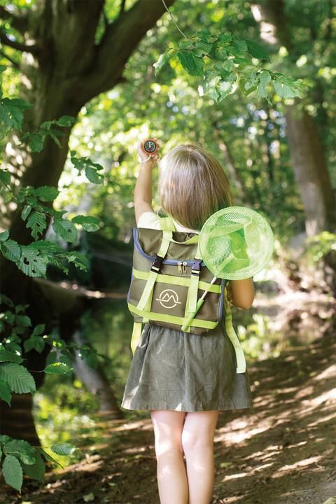 Actual product image small foot Discover" backpack