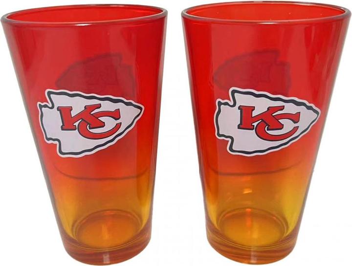Image du produit NFL Ensemble de verres à pinte des Kansas City Chiefs (0.48 l, 2 x)