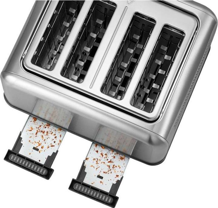 Actual product image Buydeem Toster 4 Slice Toaster, model DT640E, color Stainless Stell, EU (EU plug)