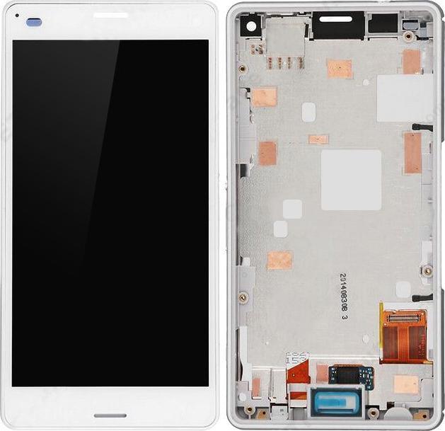 Actual product image CoreParts LCD Assemby w Frame White (Display, Sony Xperia Z3 Compact)