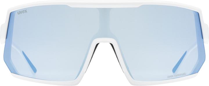 Actual product image Uvex Sports Sportstyle 235 V (White Matt, variomatic litemirror blue (S1-3))