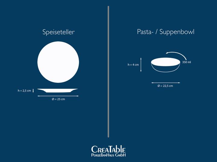 Actual product image CreaTable Maria Theresia (12 Piece)