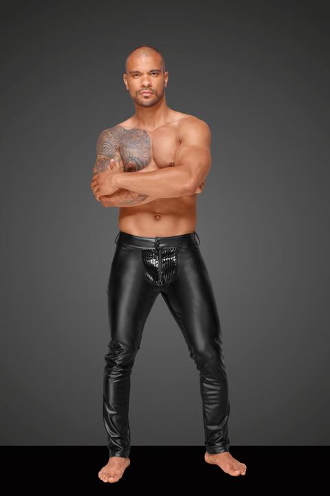 Immagine prodotto Noir Handmade Pantaloni Wetlook con pieghe in PVC (L)