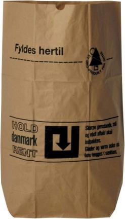 Immagine prodotto Antalis Sacchetti per rifiuti in carta 70x95x25cm a 1 velo per l'umido marrone 4pz/pk (4 x, 0.25 l)