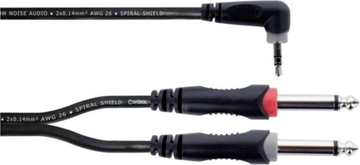 Produktbild Cordial 14869 Klinke Audio Y-Adapter (1x Klinkenstecker 3.5 mm - 2x Klinkensteck