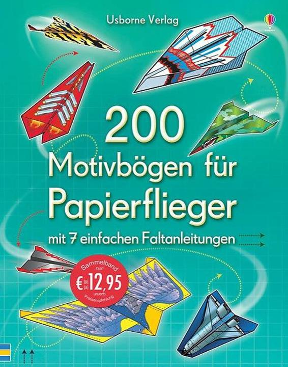 Produktbild 200 Motivbögen für Papierflieger (Deutsch, 2015)
