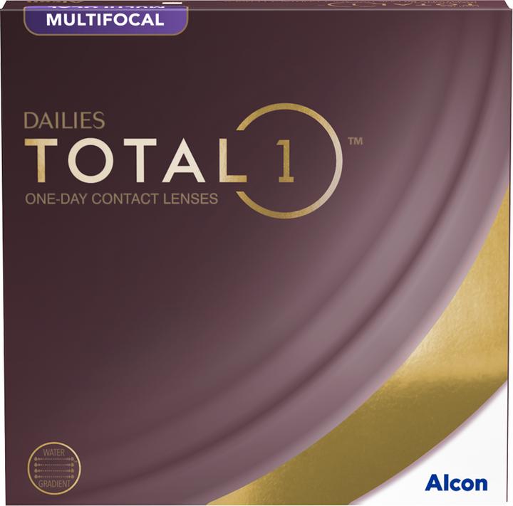 Produktbild Dailies Total1 Multifocal (90 Stück, Tageslinse, Multifokal)