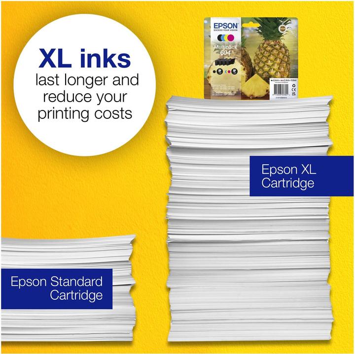 Actual product image Epson 604 Multipack (M, FC, Y, C)