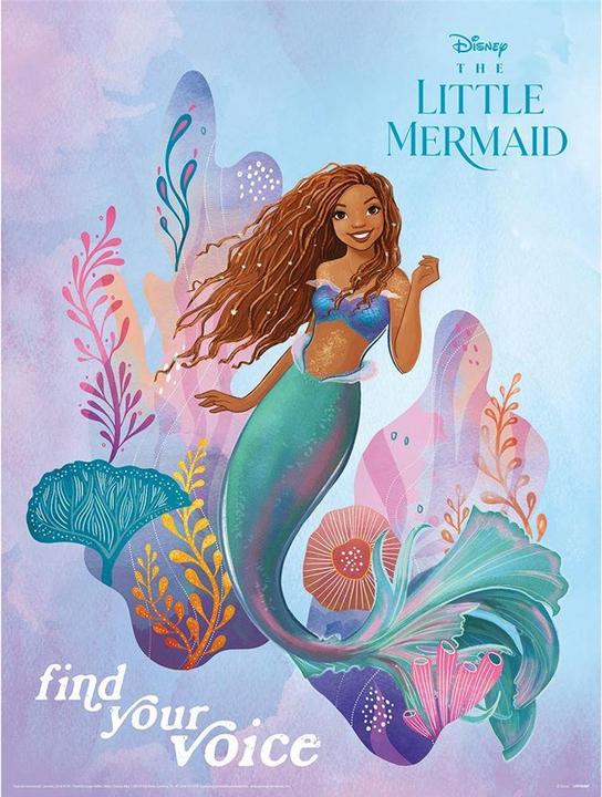 Immagine prodotto The Little Mermaid Stampa su carta della posa d'azione "Trova la tua voce
