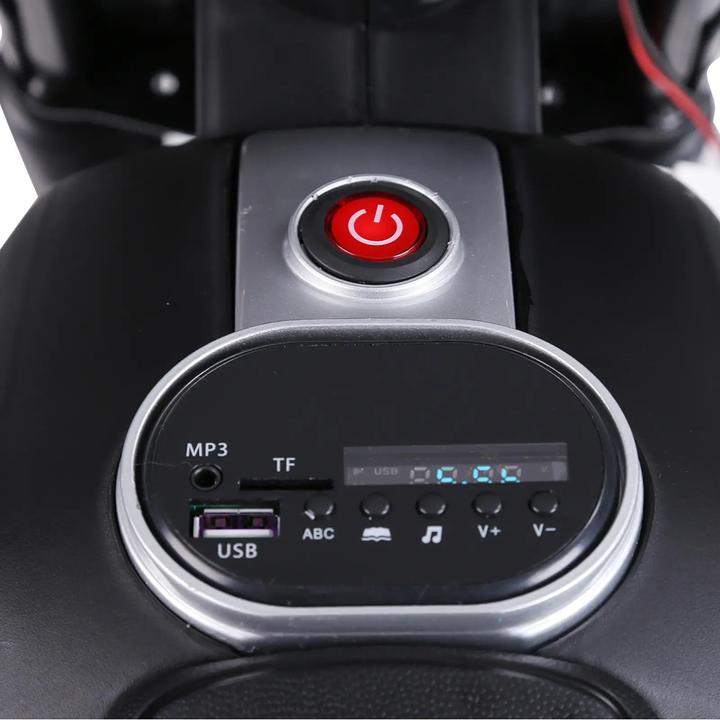 Produktbild Homcom Kinder-Elektromotorrad 3-6 Jahren mit Stützrädern maximal 3 km/h Metall + Kunststoff Blau 105x52,3x6