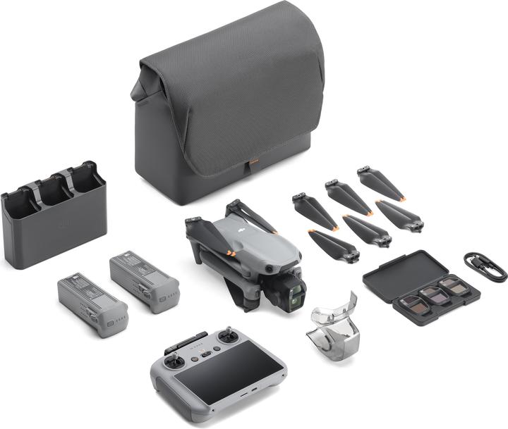 Actual product image DJI Air 3s Fly More Combo RC 2 (45 min, 724 g, 50 Mpx)