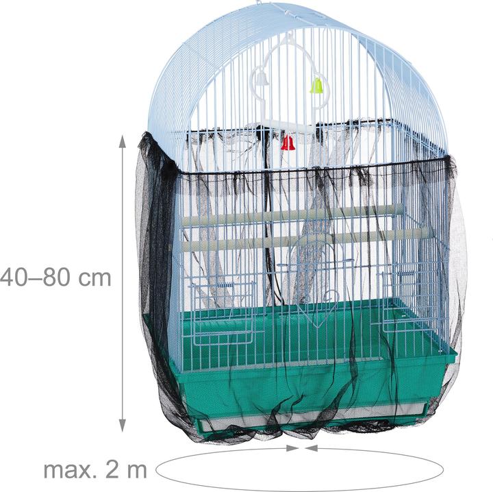 Image du produit Relaxdays Vogelkäfigabdeckung