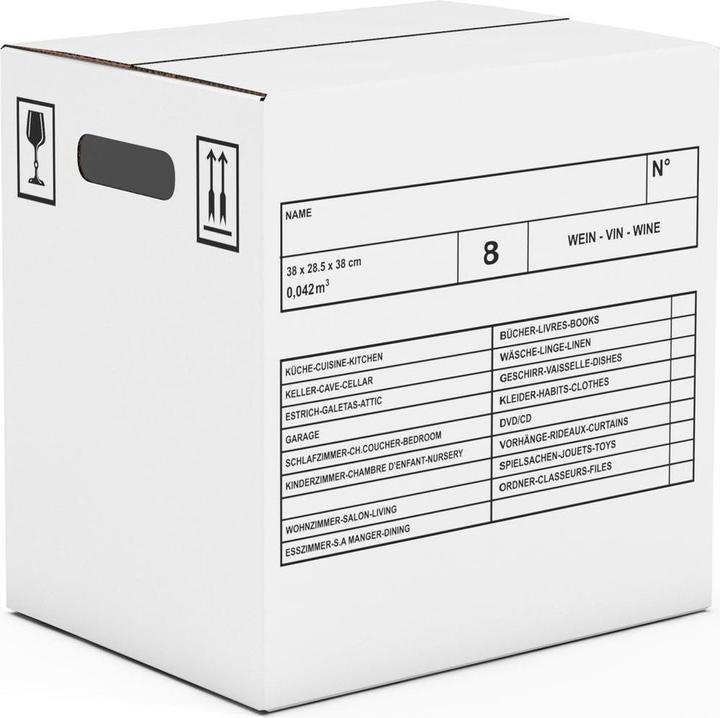 Antalis Umzugsbox (26 x 65 x 66.5 cm, 40 l)