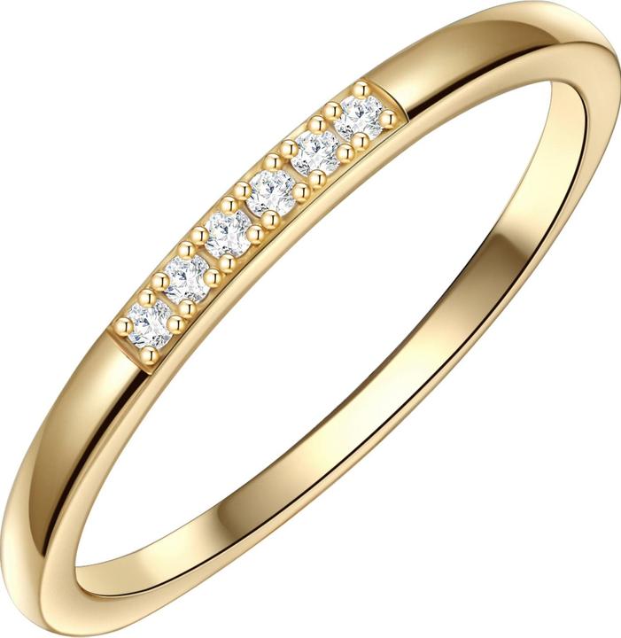 Glanzstücke München Damen Sterling Silber Zirkonia gelbgold - 26585