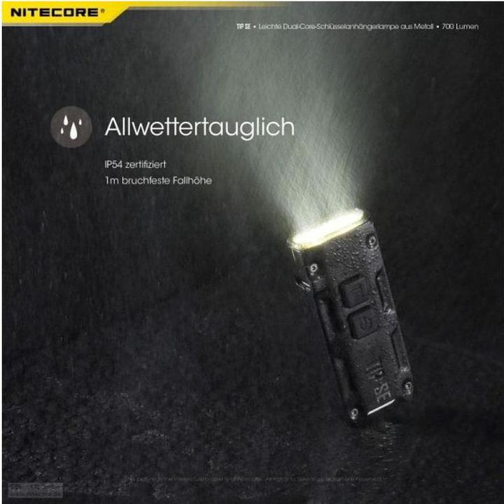 Actual product image Nitecore Tip SE Black (6 cm, 700 lm)