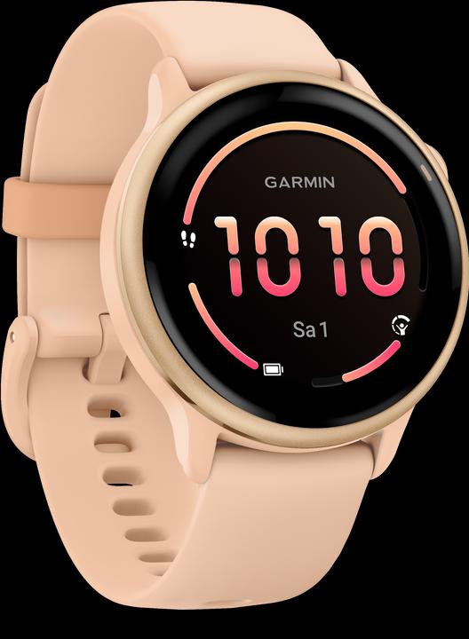 Produktbild Garmin vivoactive 6, GPS, Pink Dawn/ P. Dawn Metallic, WW (42.20 mm)