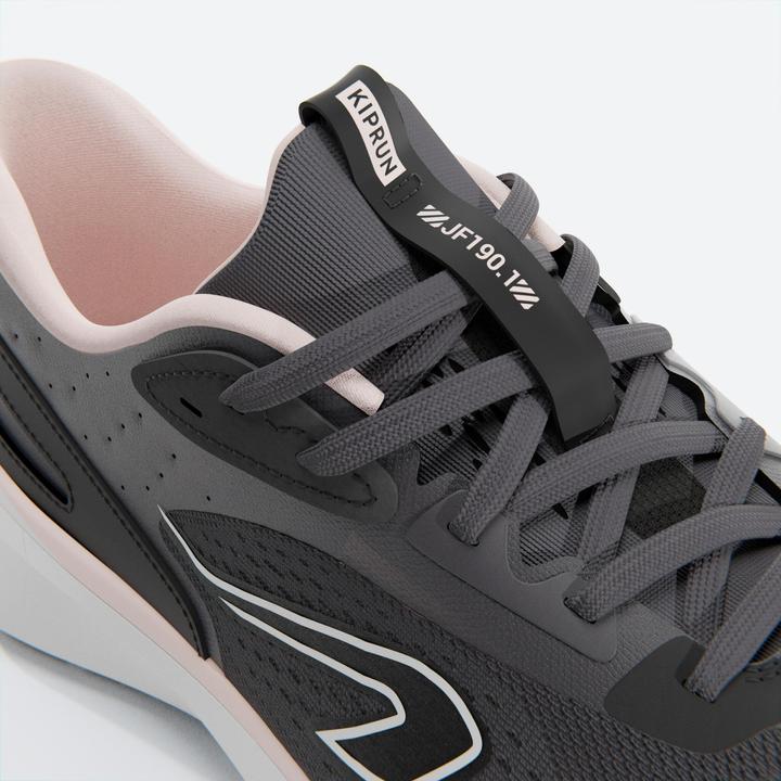 Image du produit Kiprun Jogflow 190.1 Women's Running Shoes - Black/Pink (37)