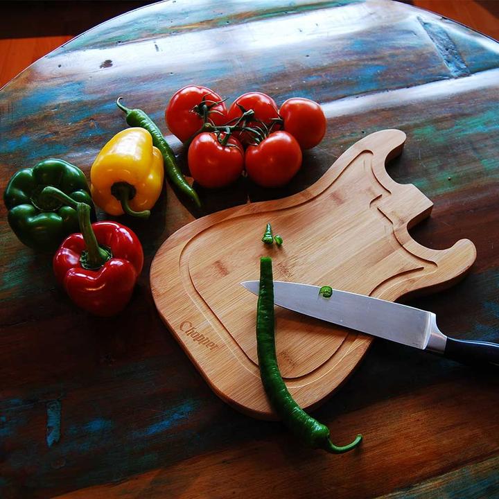 Actual product image Mikamax Guitar Cutting Board