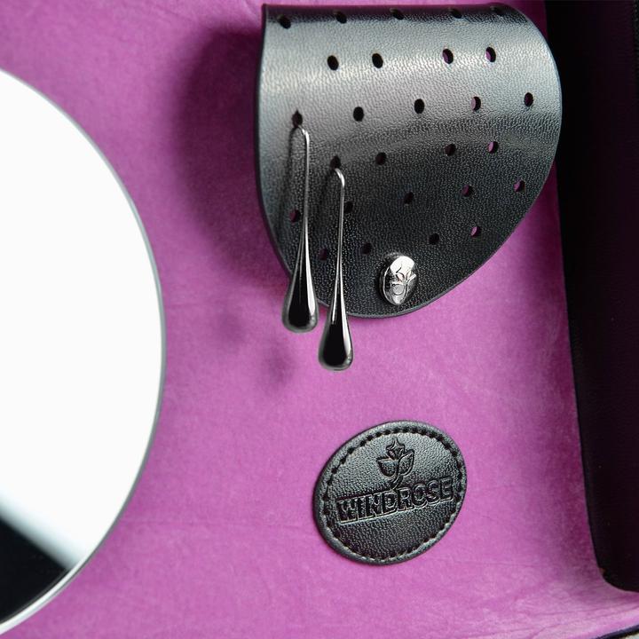Image du produit Windrose Coffret à bijoux Merino 9 - Noir