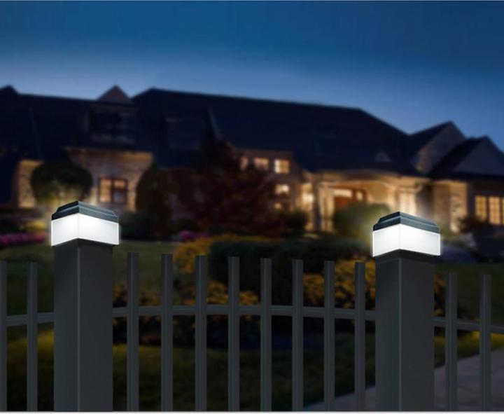 Produktbild Greenblue Solarleuchte für LED-Pfosten 80x80 GB127 Umschlagdach (7 lm)