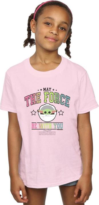 Immagine prodotto Star Wars The Mandalorian The Force Collegiate Maglietta Ragazze (128)