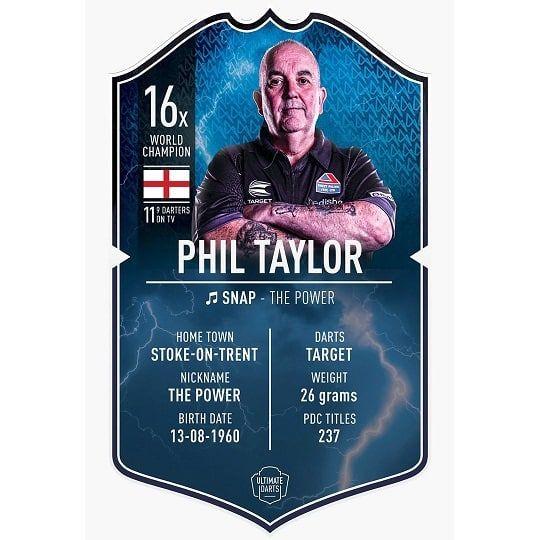 Produktbild Ultimate Darts Card - Phil Taylor 2023