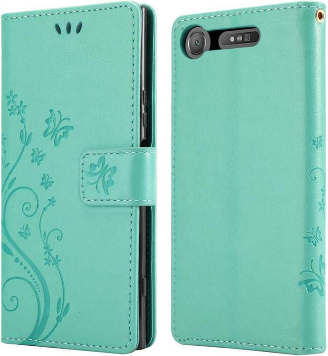 Actual product image Cadorabo Flower Book Cover (Sony Xperia XZ1)